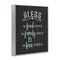 Stupell Industries Bless The Food Family & Love Framed Giclee, design by Lettered and Lined